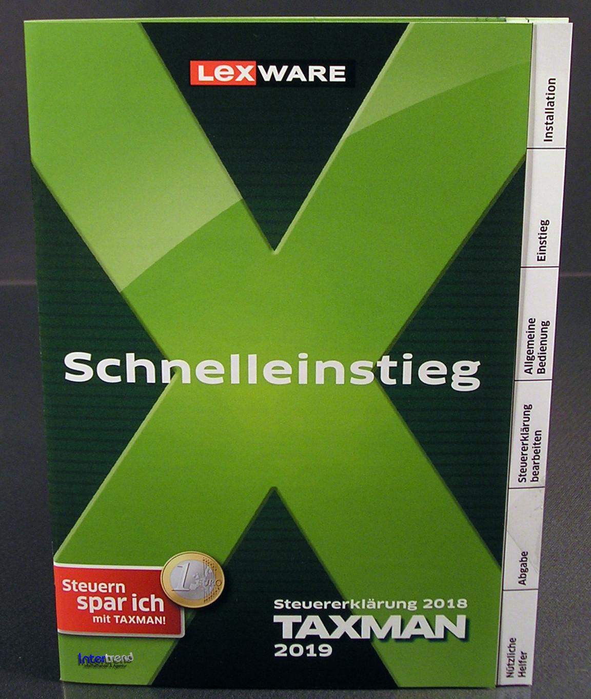 Lexware Taxman 2019 Vollversion Box + DVD Steuerjahr 2018 + Steuerhandbuch NEU