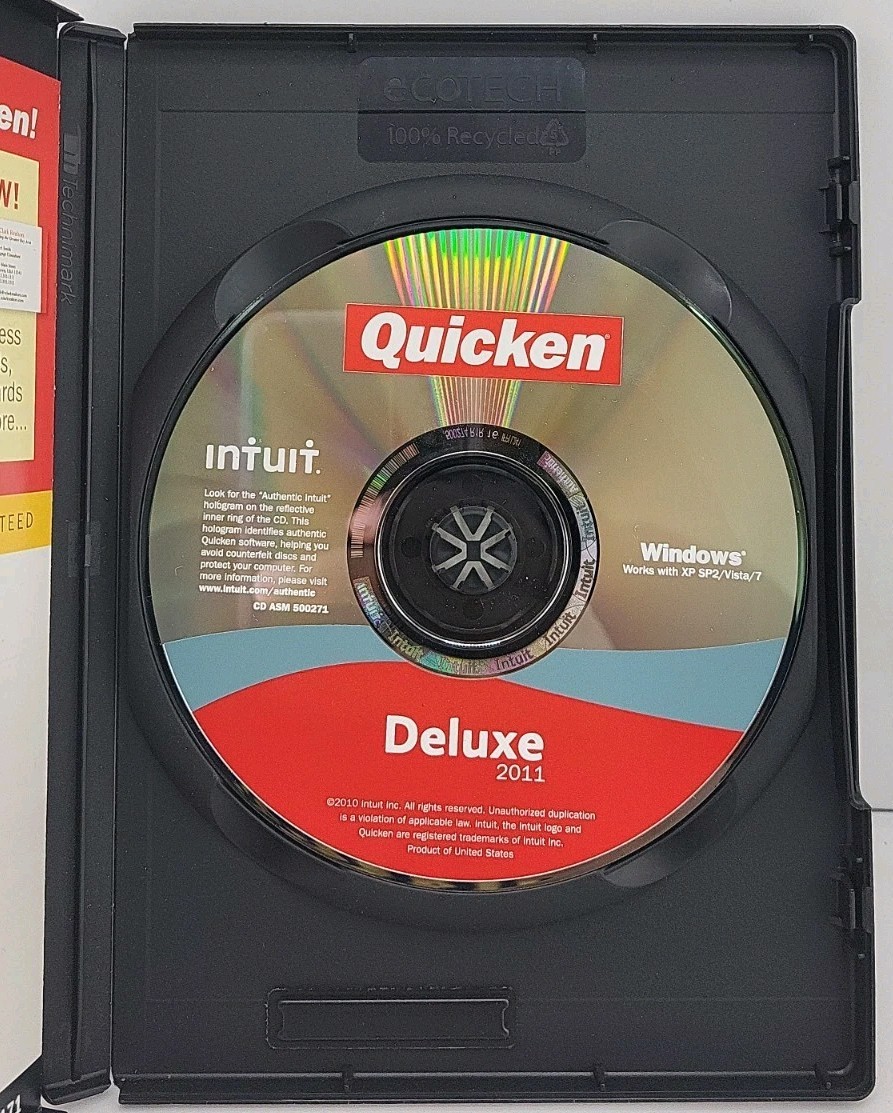 Quicken Deluxe Set Goals & Save More Disc