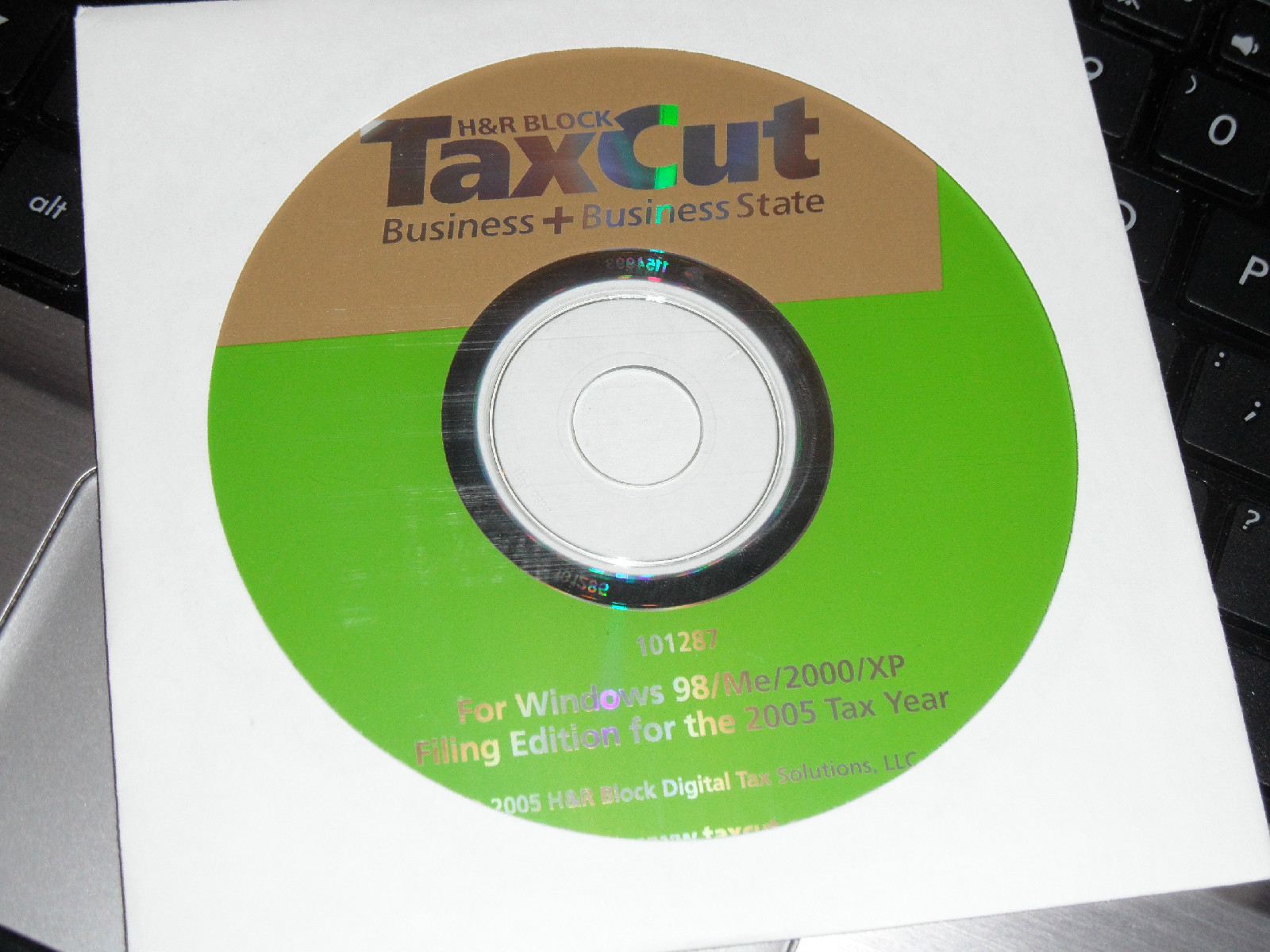 2005 TaxCut H&R Block BUSINESS turbo Tax Cut Factory New sealed CD!