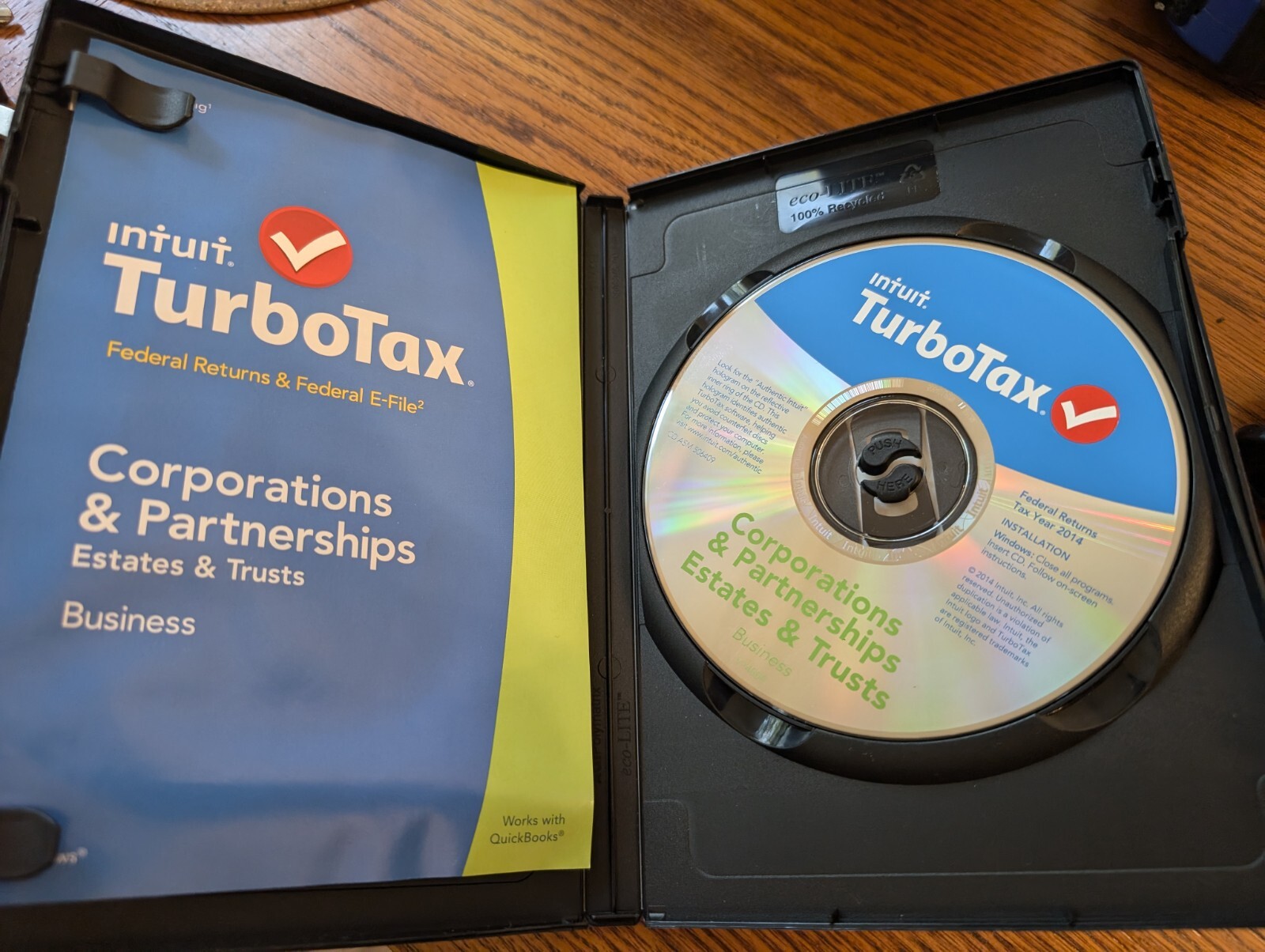 *Retail* 2014 TURBOTAX BUSINESS CD for CORPORATION ESTATE TRUST TURBO TAX