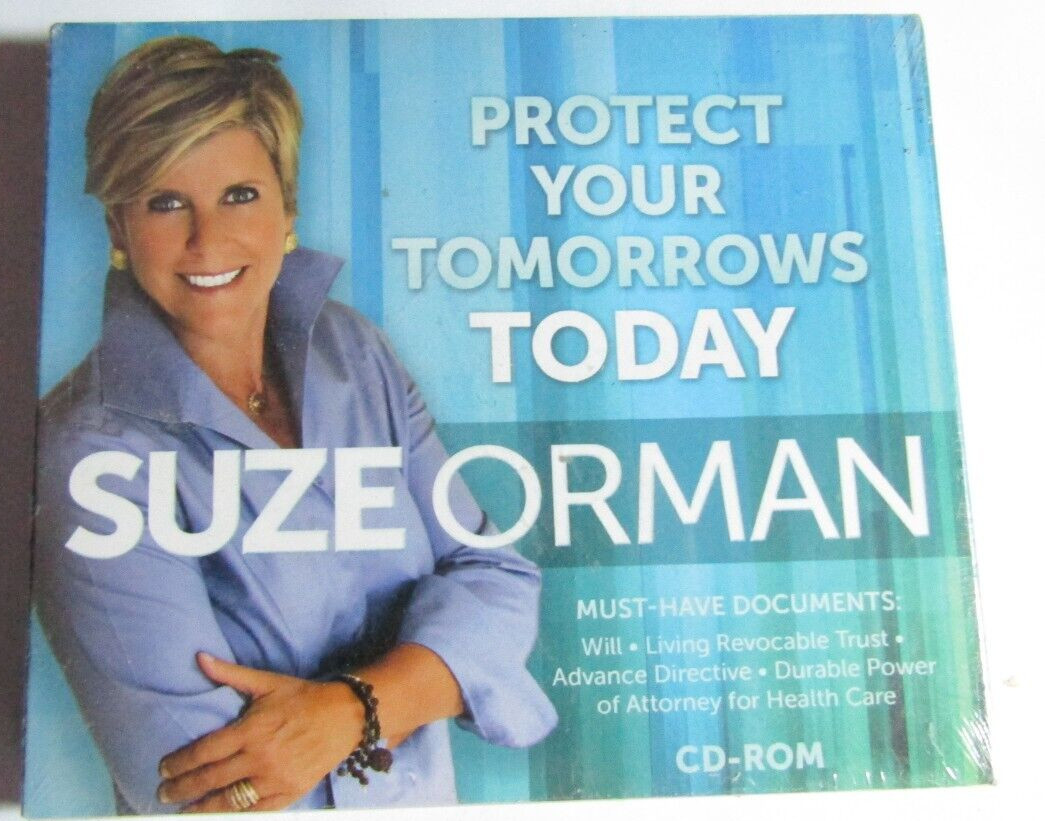 SUZE ORMAN Protect Your Tomorrows Today CD-ROM New And Sealed.