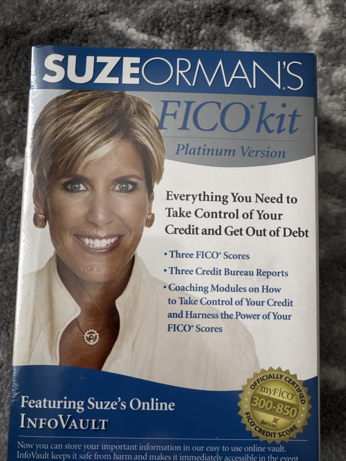 Suze Orman’s FICO Kit CD-ROM, Platinum Version Credit Score Debt Tool – Sealed