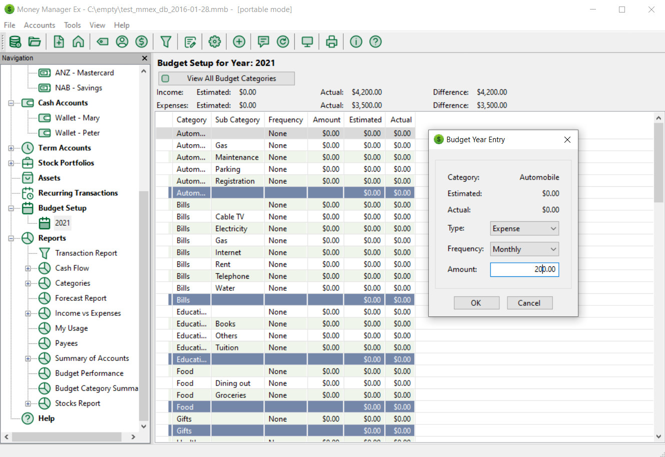 MoneyManager Ex – Accounting Banking Budgeting Software Windows & MacOS USB/DVD