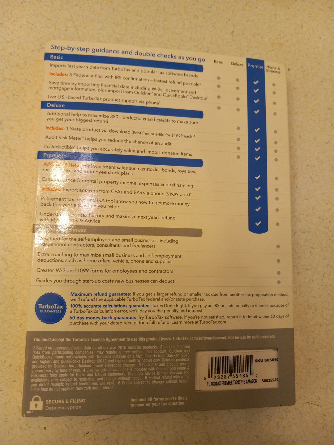Intuit TurboTax Premier 2017 Investments & Rental Property (Windows PC & Mac)