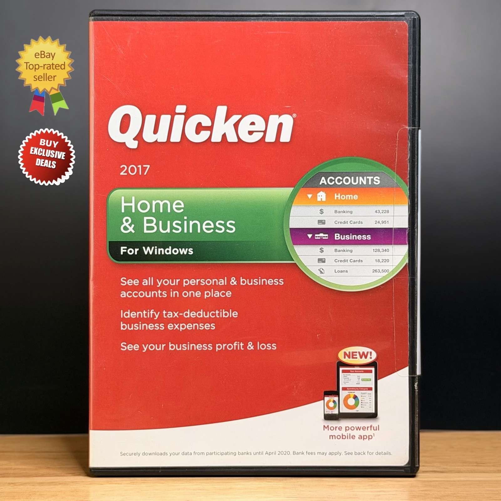 ⚡️NEW Intuit Quicken Home And Business 2017 Windows – PLEASE READ BELOW⚠️SEALED