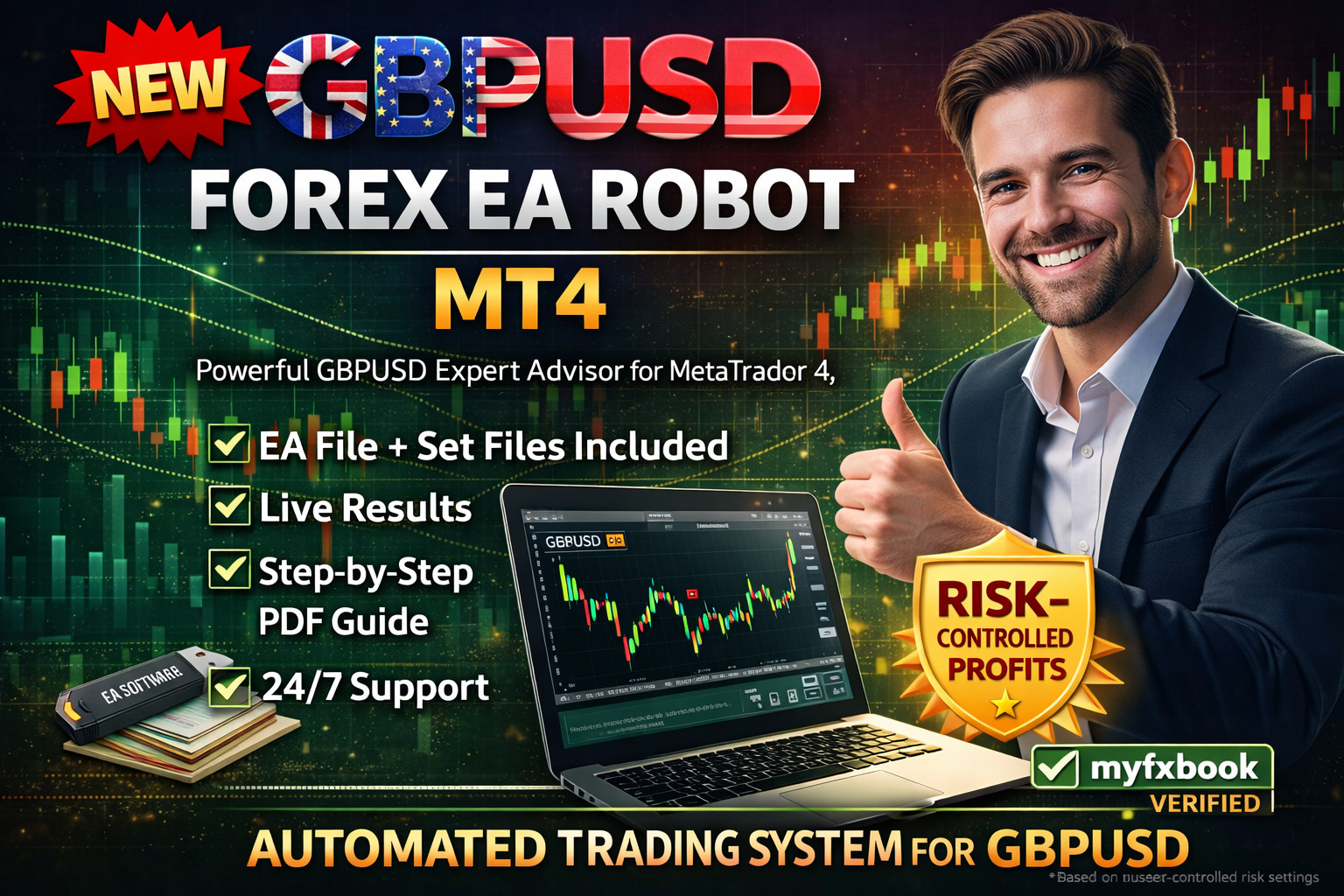Nexus Automated EA for GBPUSD | MT4 Trading Robot + Presets + Support