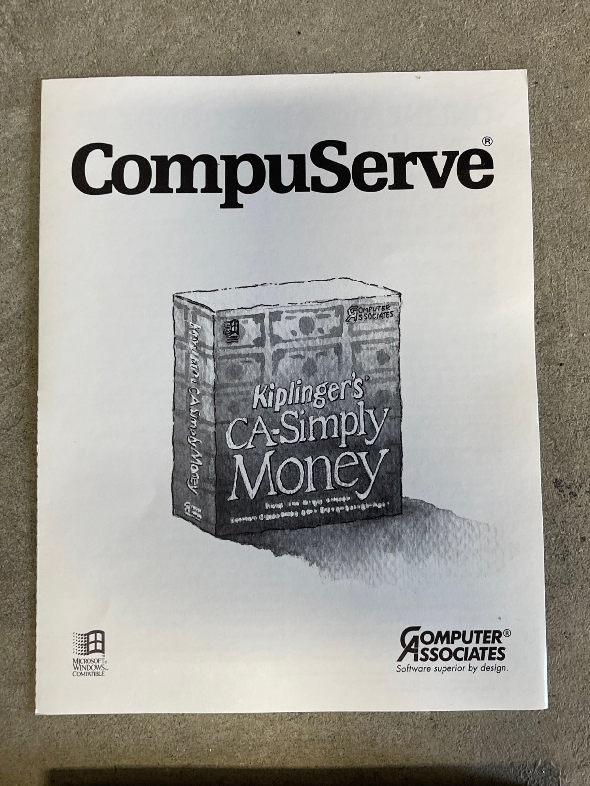 NEW OPEN BOX Kiplinger’s CA Simply Money Vintage Software for DOS Windows L@@K