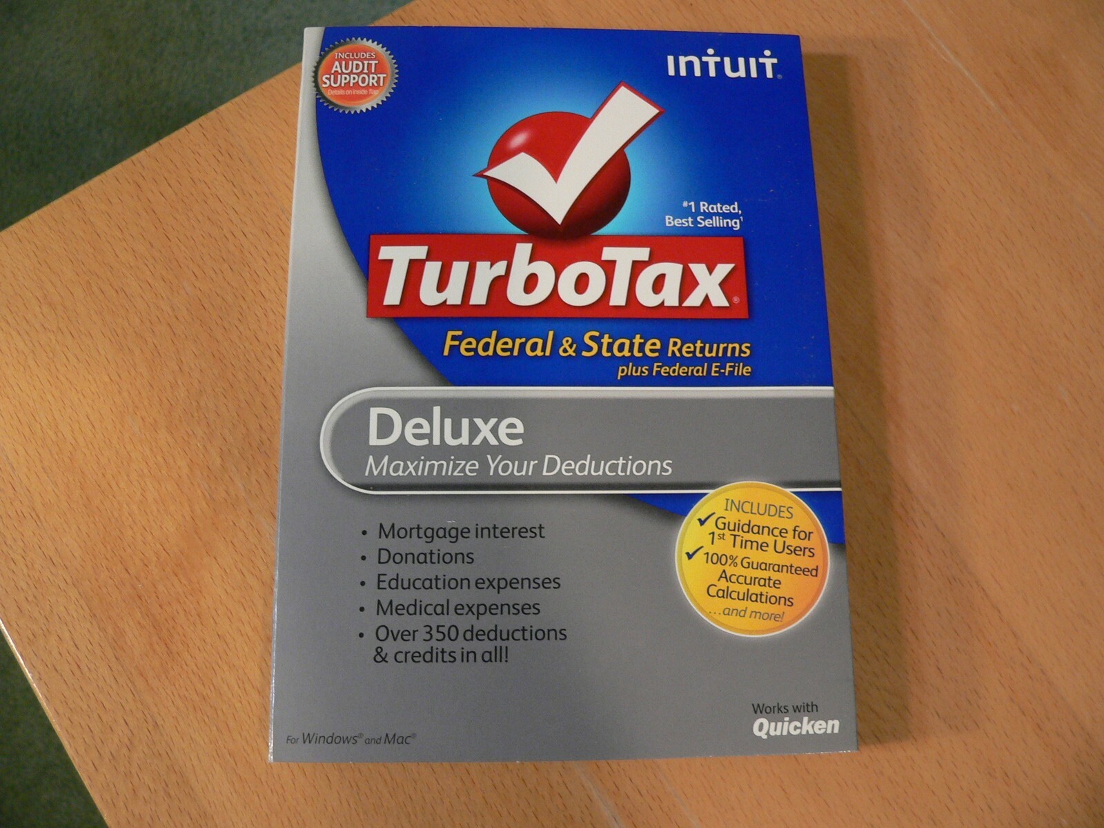 TurboTax Deluxe 2012 and 2013 Federal E-File for Windows & Mac