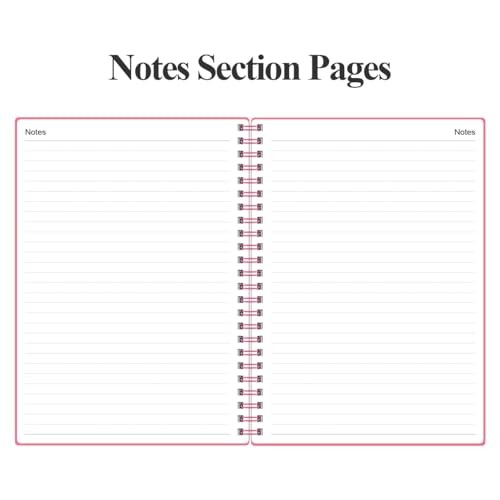 Income & Expense Log Book – A5 Income and Expense Tracker 5.8″ x 8.5″ Pink-a