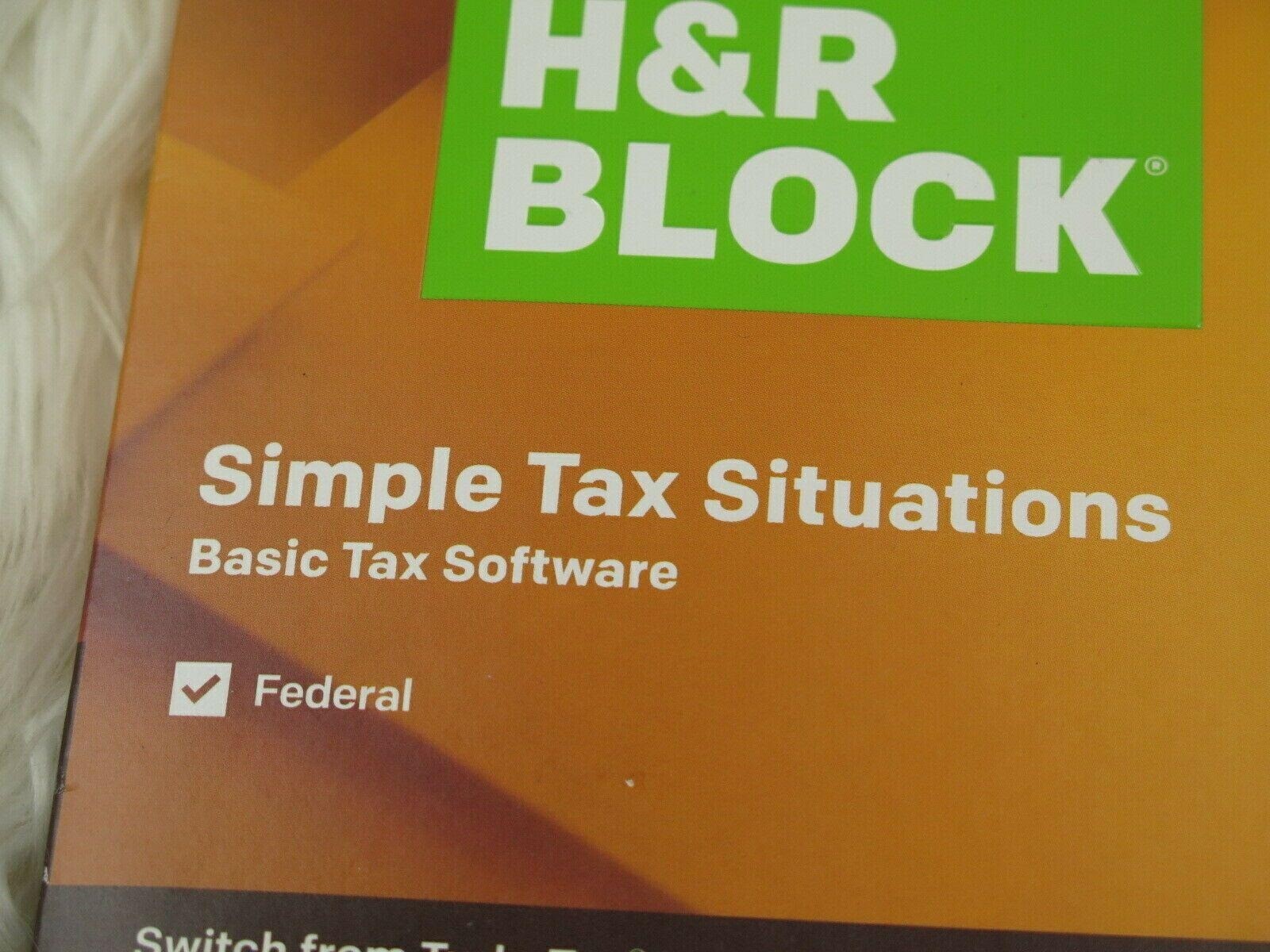H&R BLOCK Tax Software Basic 2019 for PC/MAC New Sealed