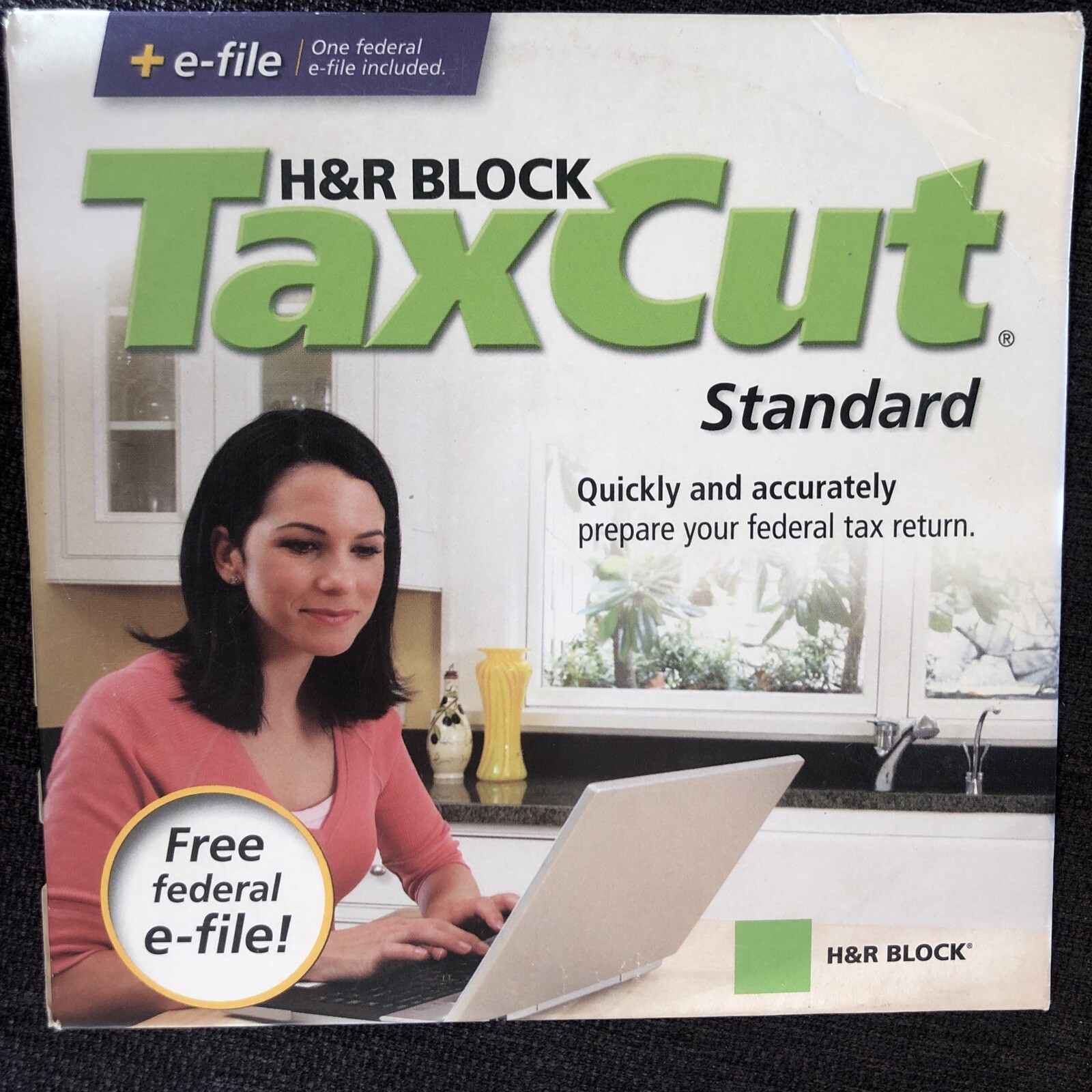 H&R BLOCK TaxCut 2008 Standard Federal + e-File Tax Software New – SEALED!