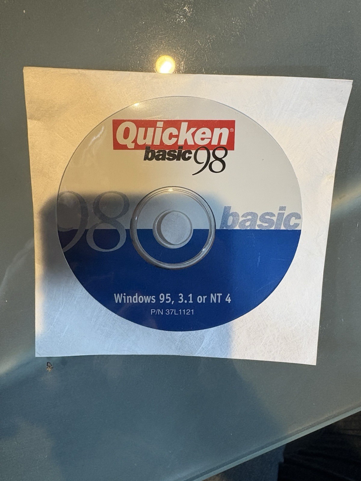 Quicken Basic 98 For Windows 95, 3.1, or NT 4 Software CD Vintage