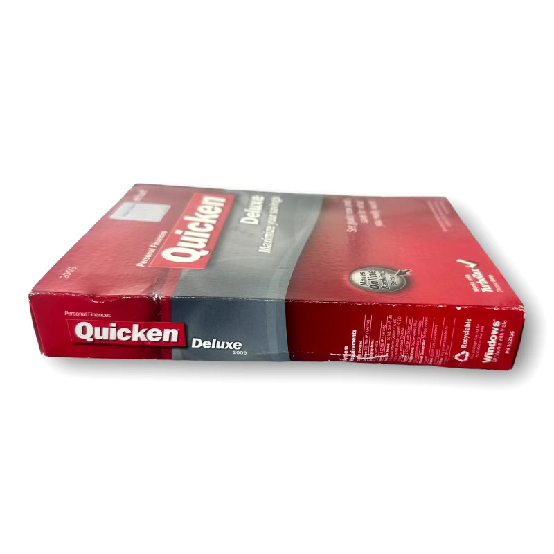 Intuit Quicken Deluxe 2009 For Windows XP/Vista NOT for Win 10/11