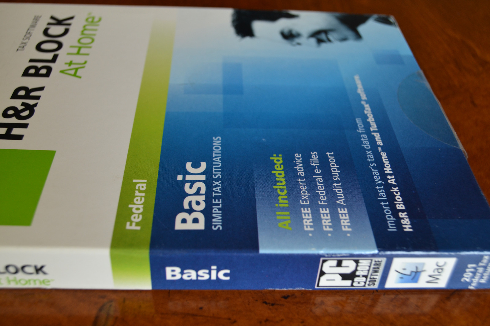 2011 H&R Block TaxCut Federal Basic turbo New sealed CD formerly Tax Cut New Box