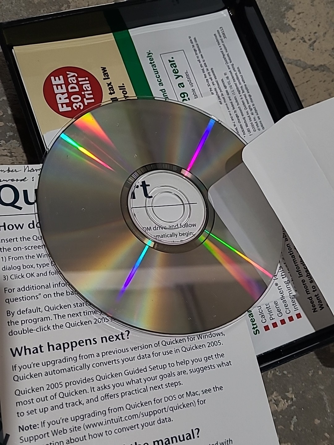 Quicken Premier Home & Business 2005 personal finance software Windows Xp