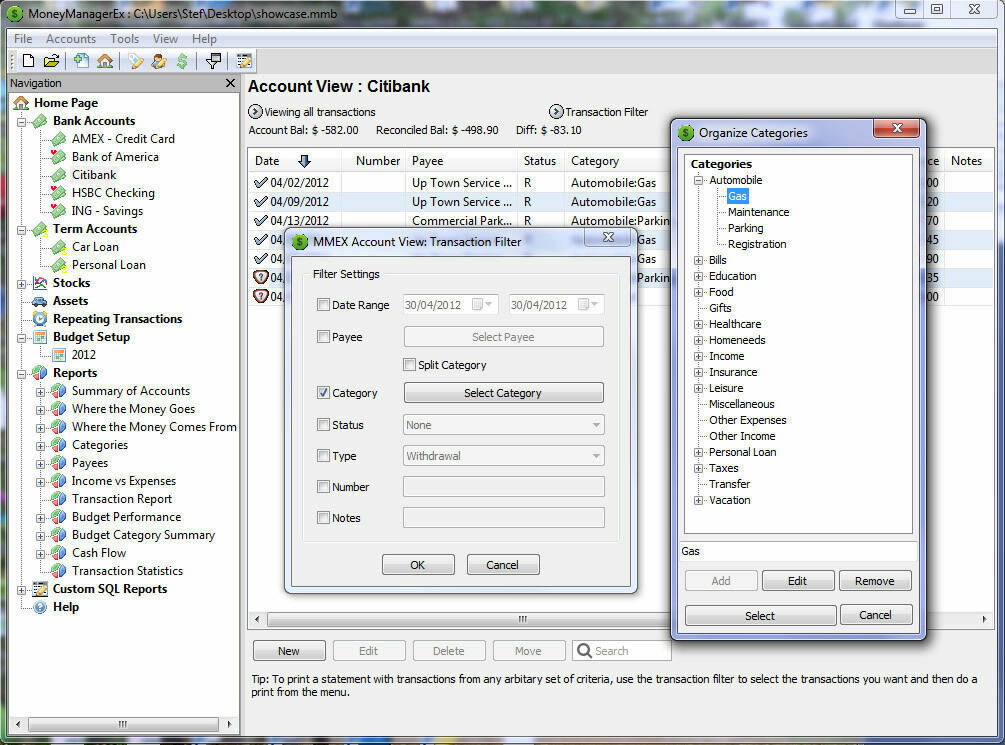NEW Money Manager Accounting Bookkeeping Tax VAT Business, Personal USB Mac
