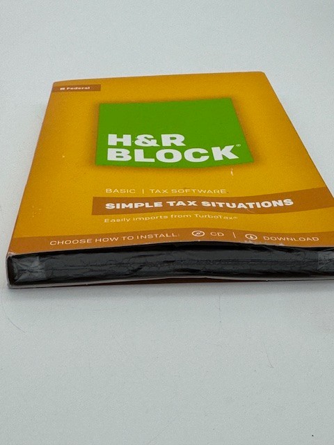 H&R BLOCK 2018 FEDERAL BASIC SIMPLE TAX SITUATIONS SOFTWARE FACTORY SEALED