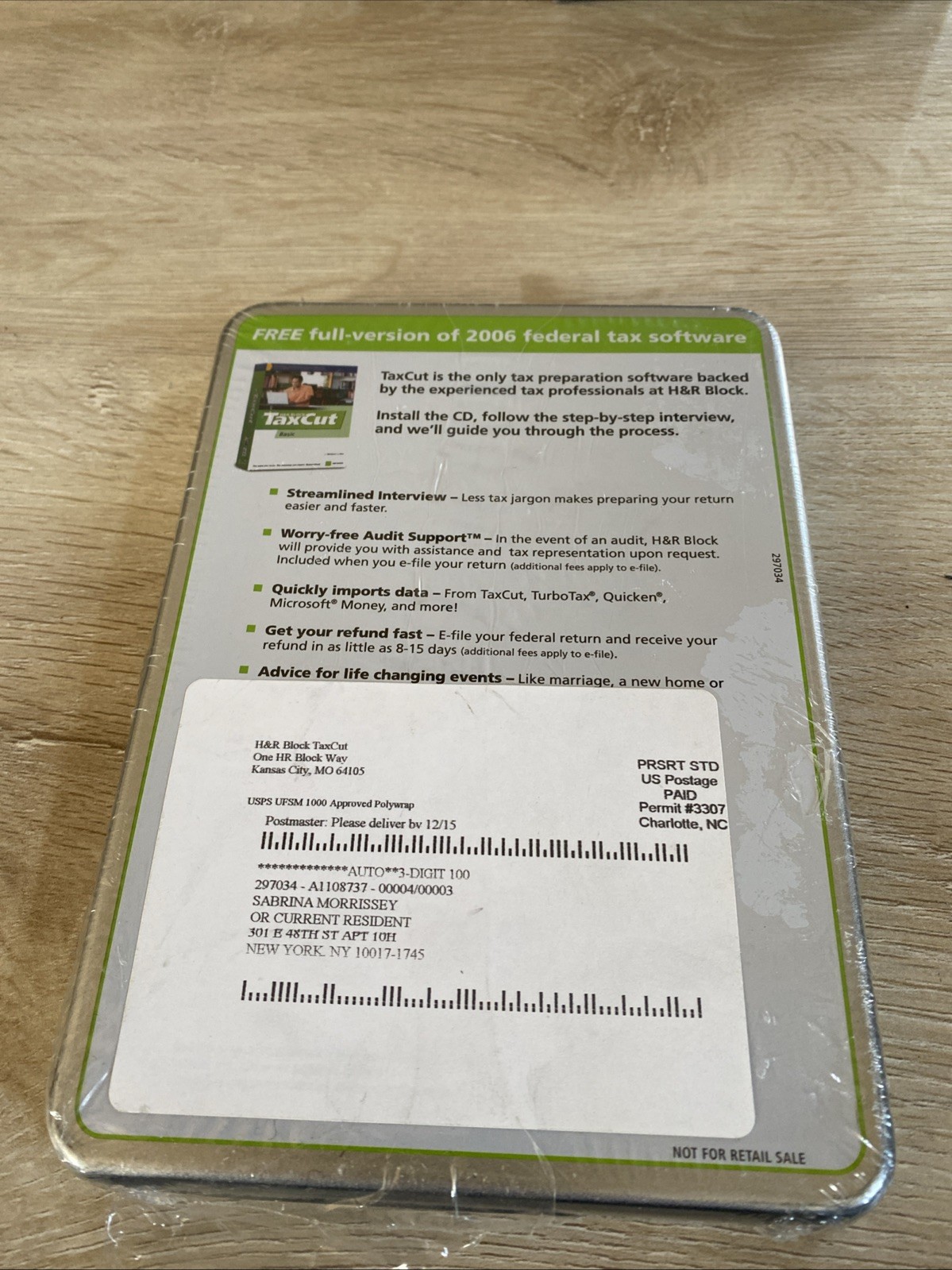 H And R Block Tax Cut 2006