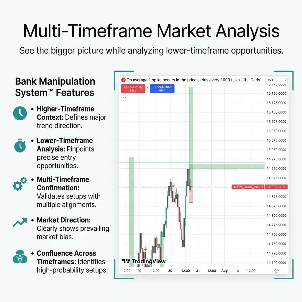 Bank Manipulation System TradingView System | Smart Money & Liquidity