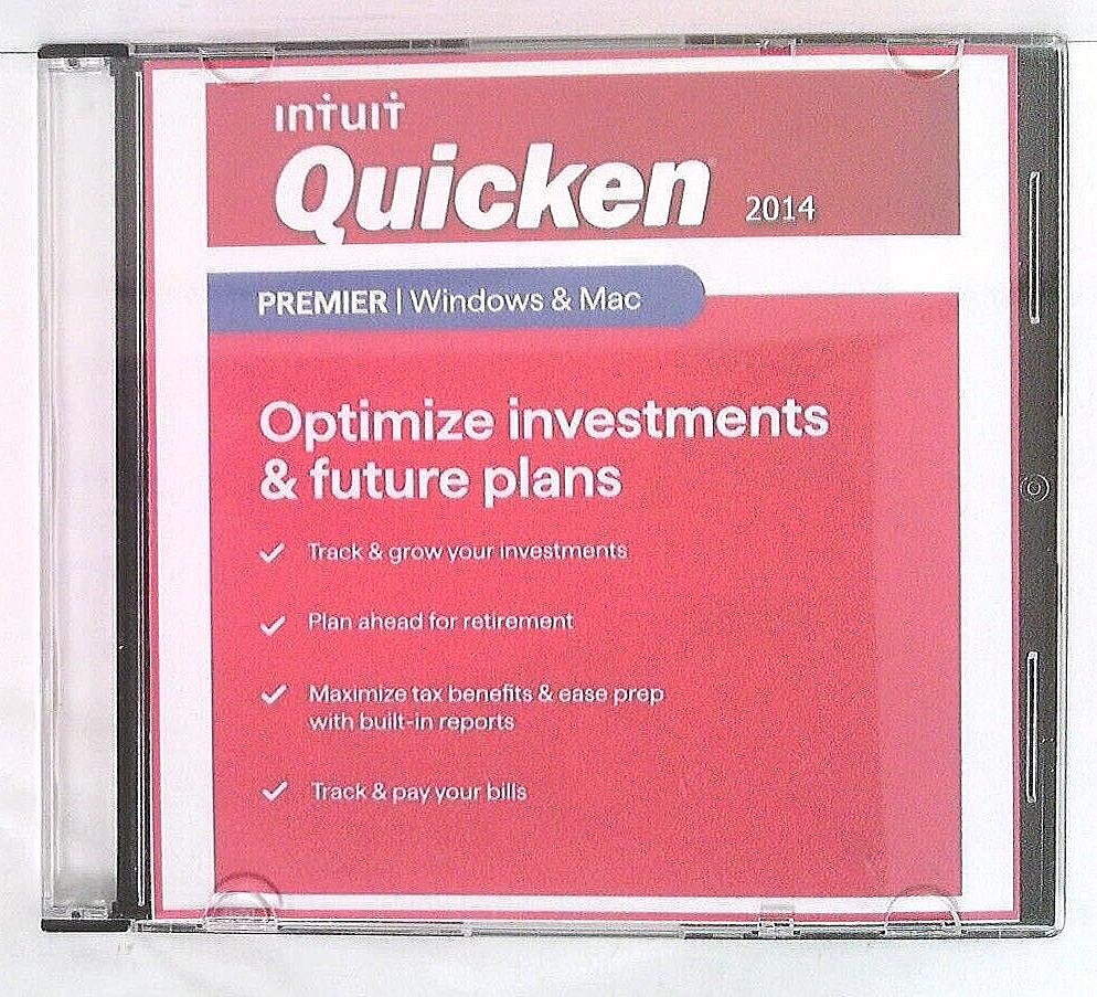 ✅ Intuit~Quicken~Premier and/or Deluxe~2014-2011~Your Choice