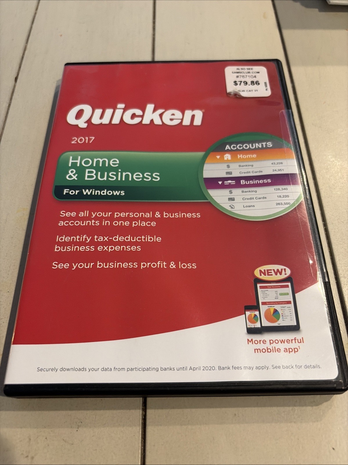 New In Package Quicken Home And Business 2017