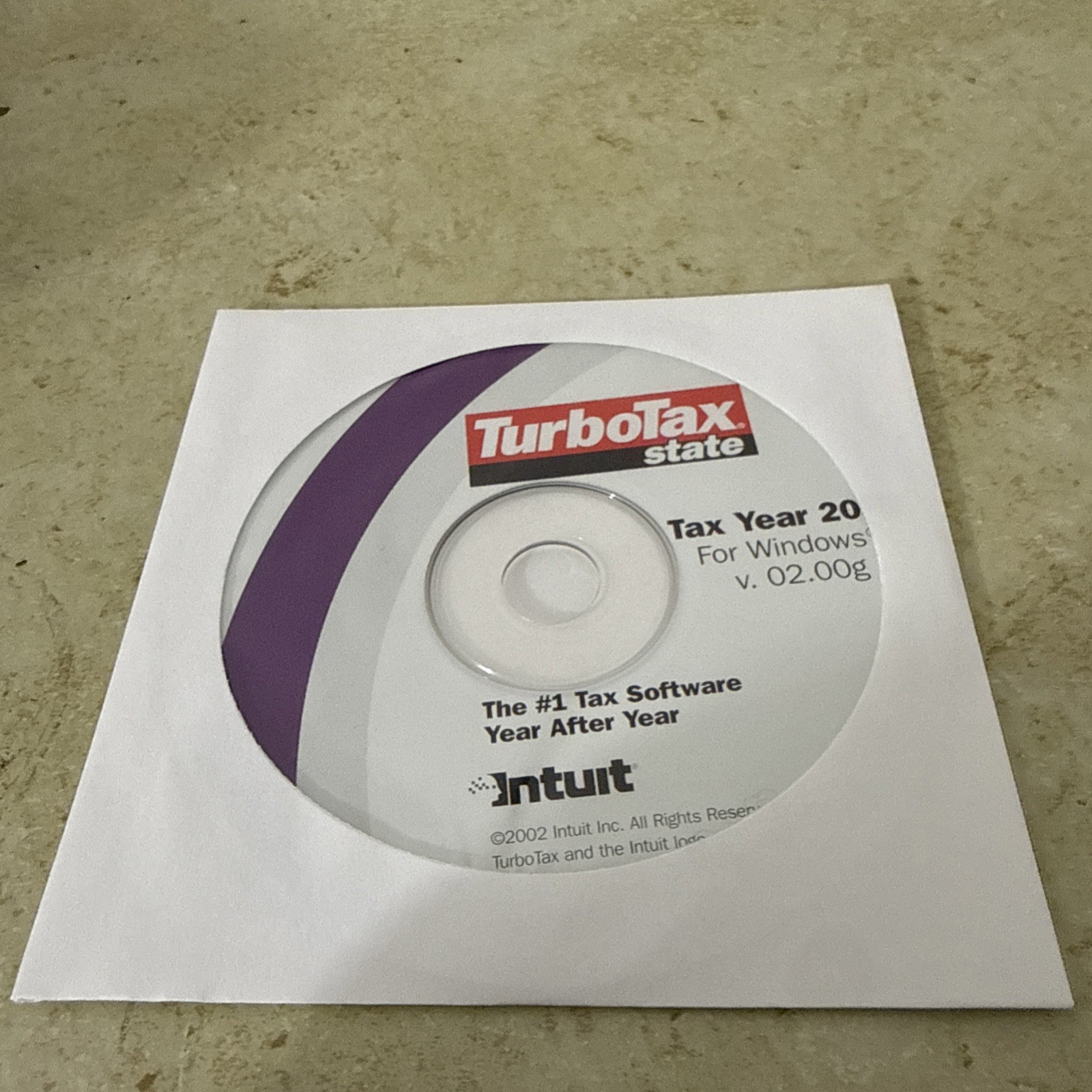 Intuit TurboTax State Tax Year 2002 for Windows
