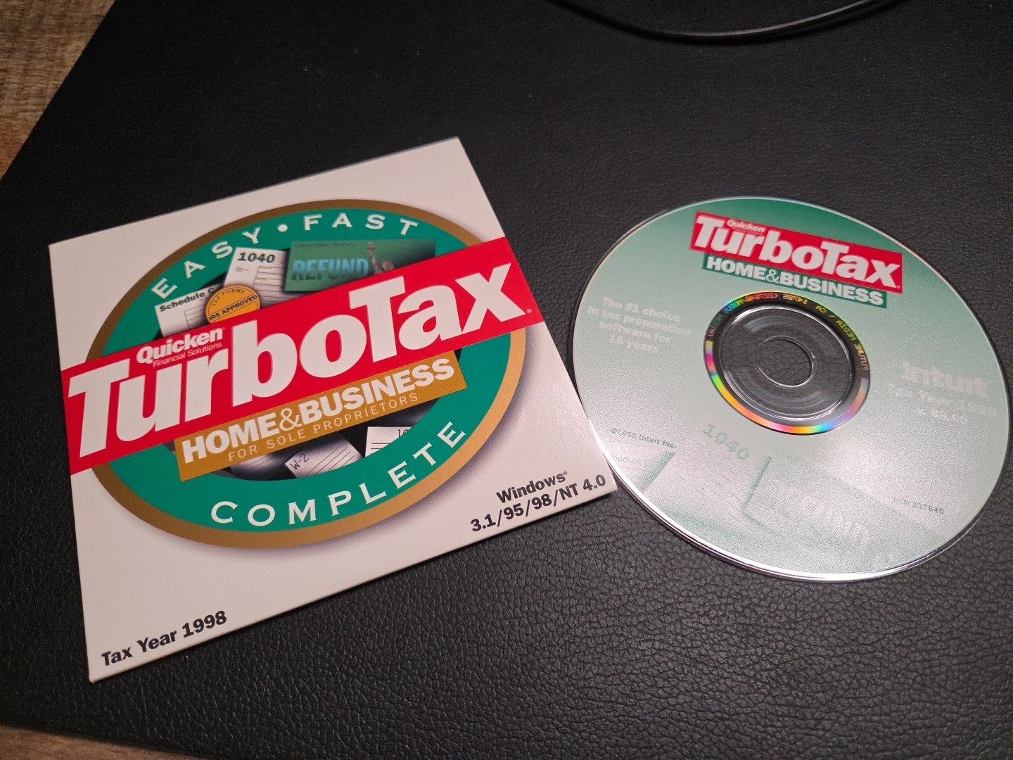 Turbotax Home & Business 1998
