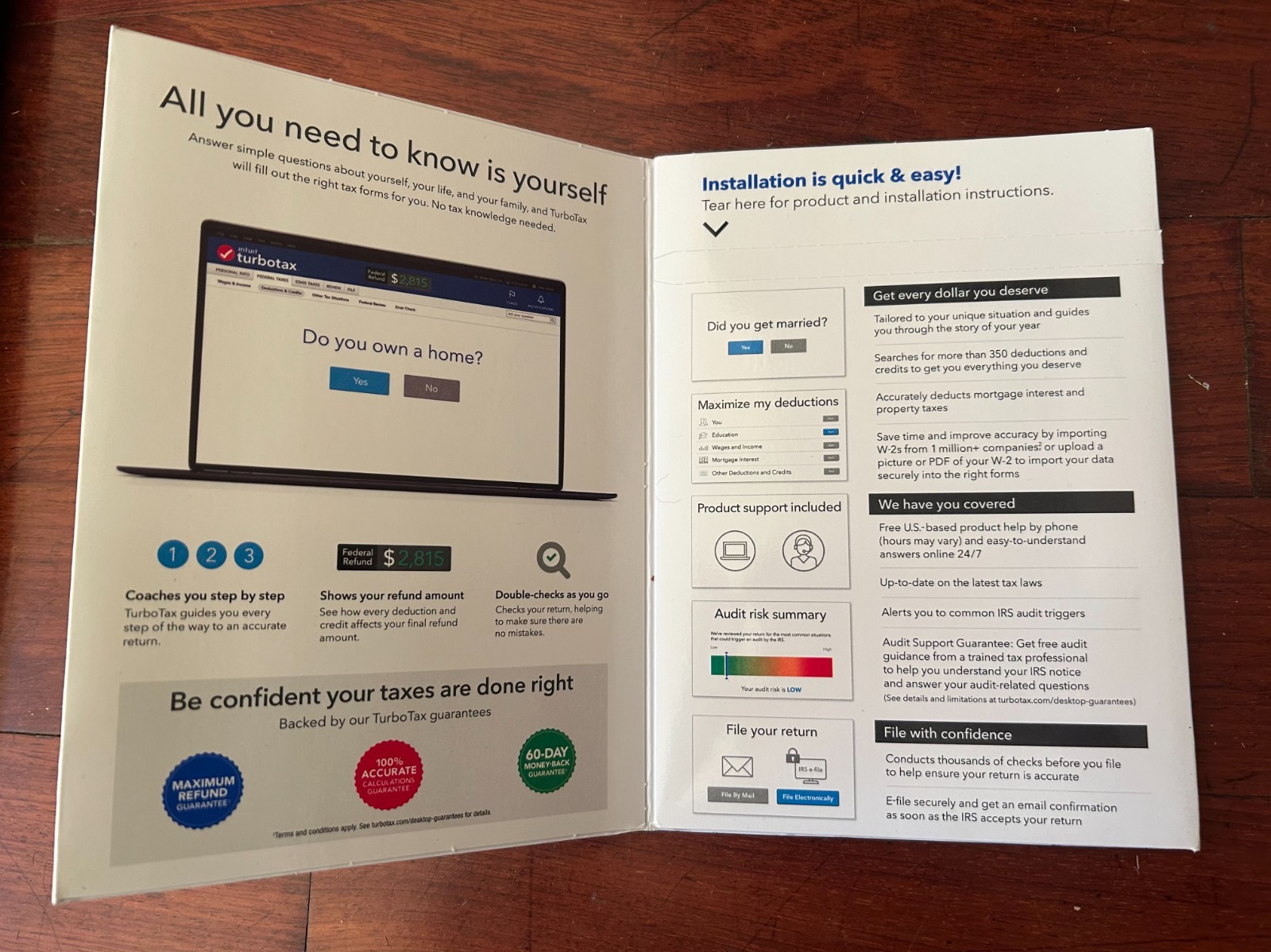 Intuit Turbotax Deluxe 2022 Federal and State Tax Software Brand New Sealed