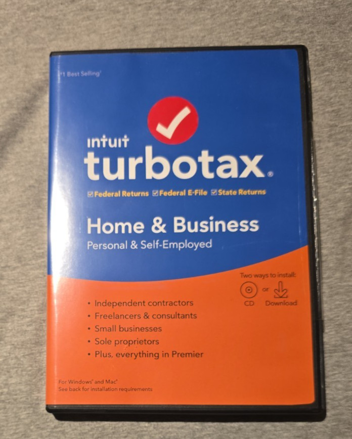 Turbo Tax Home & Business 2019