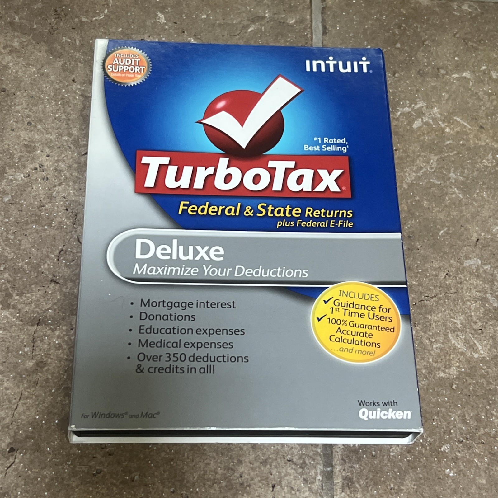 2011 TURBOTAX DELUXE CD TURBO TAX CD intuit