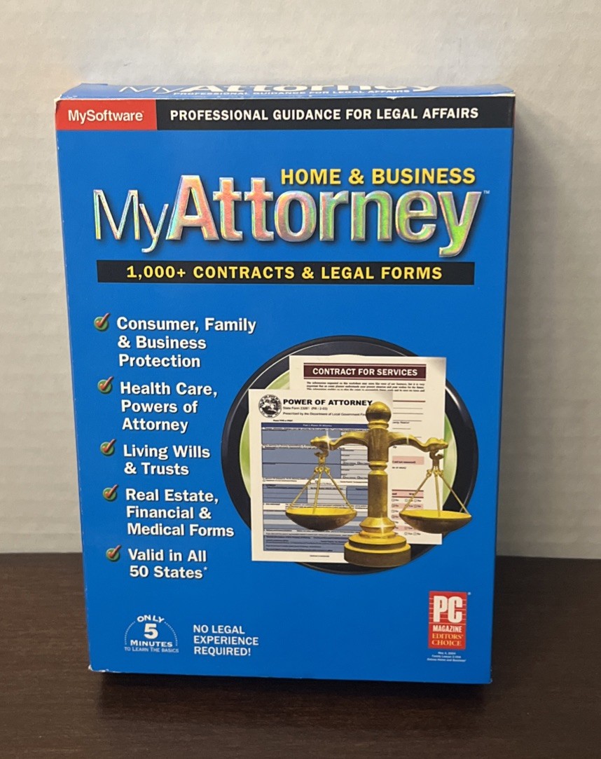 MySoftware Avanquest 2006 My Attorney Home & Business PC Professional Guidance