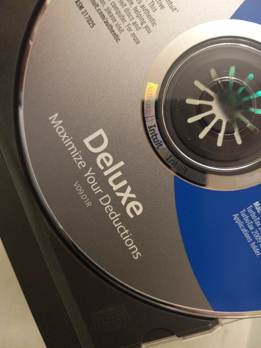 INTUIT TURBOTAX DELUXE FEDERAL FOR TAX YEAR 2009