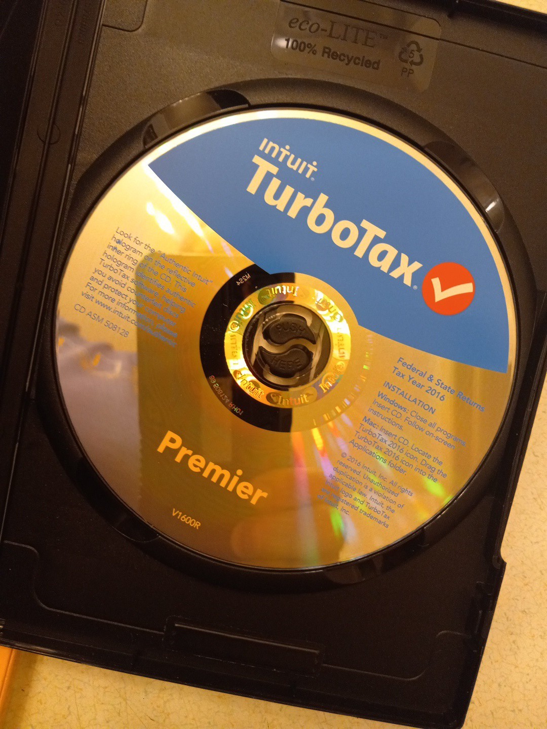 2016 TurboTax Premier Investments + Rental Property 2016 Federal Mac/PC CD-ROM