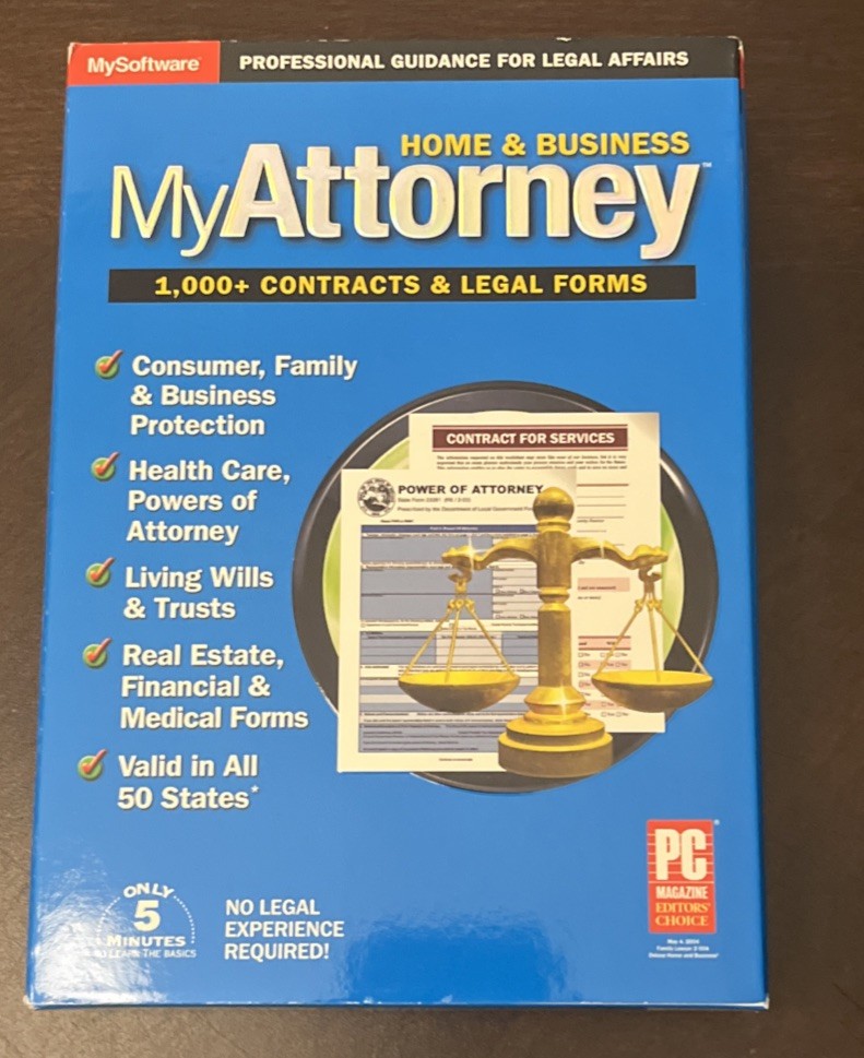 MySoftware Avanquest 2006 My Attorney Home & Business PC Professional Guidance