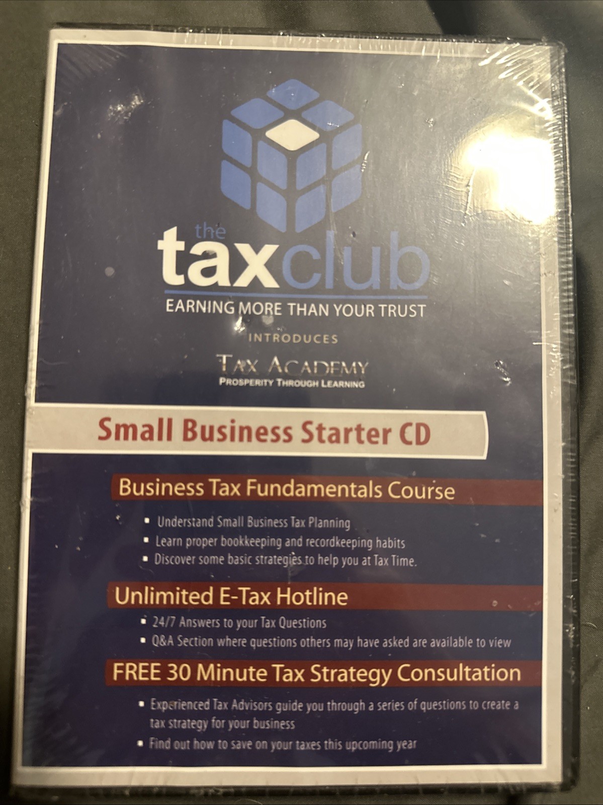Tax Academy Small Business Starter PC CD-ROM Win Mac