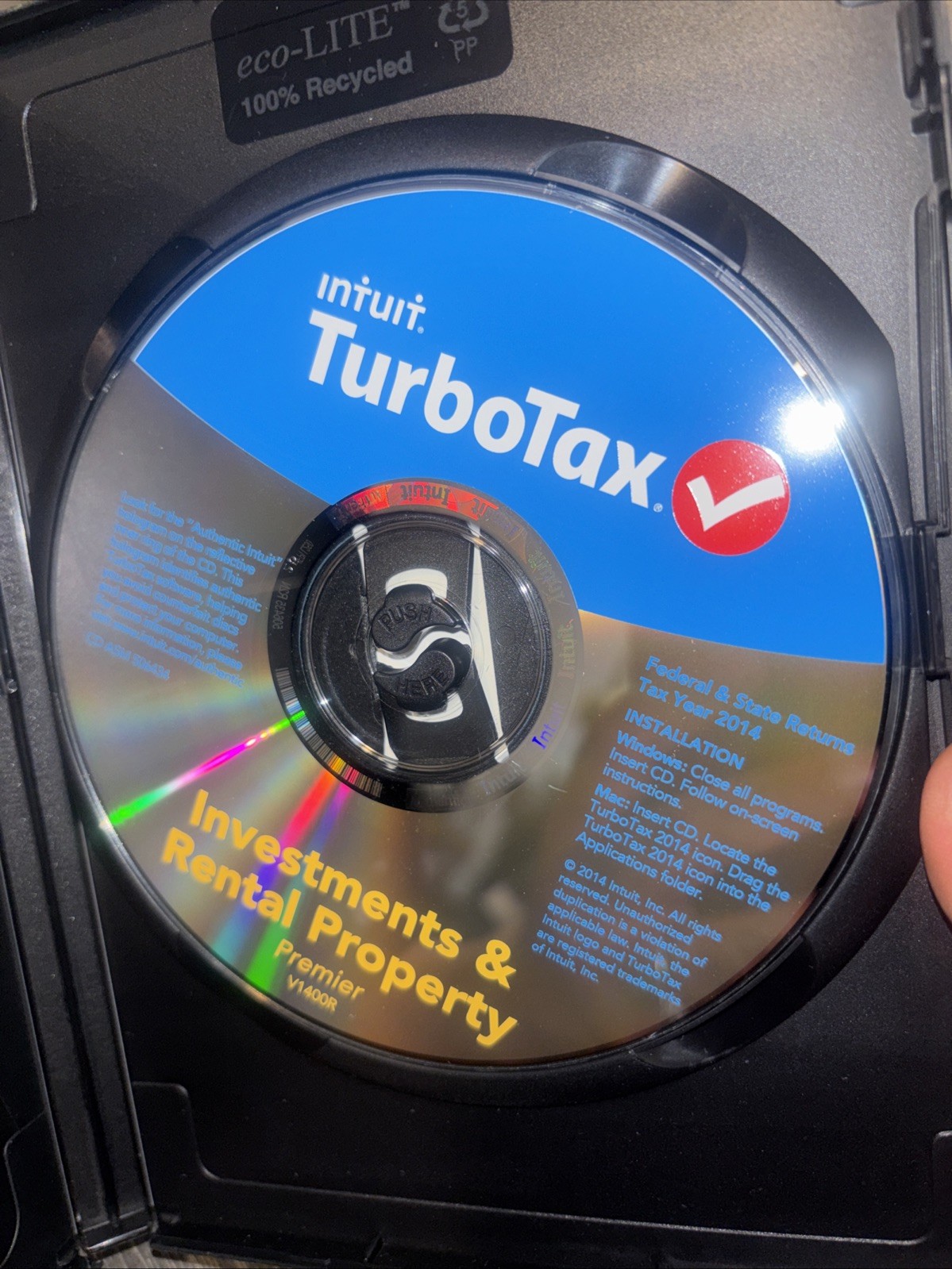 TurboTax Premier Investments & Rental Property, Federal & State 2014w/Code used