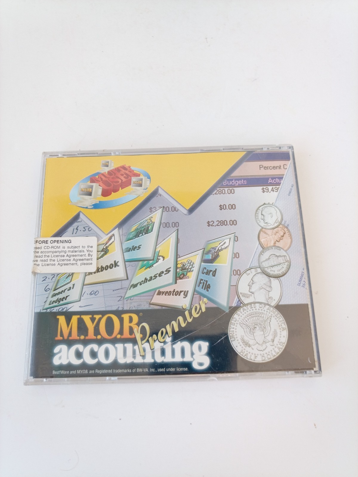 Vintage MYOB Premier Accounting Software CD