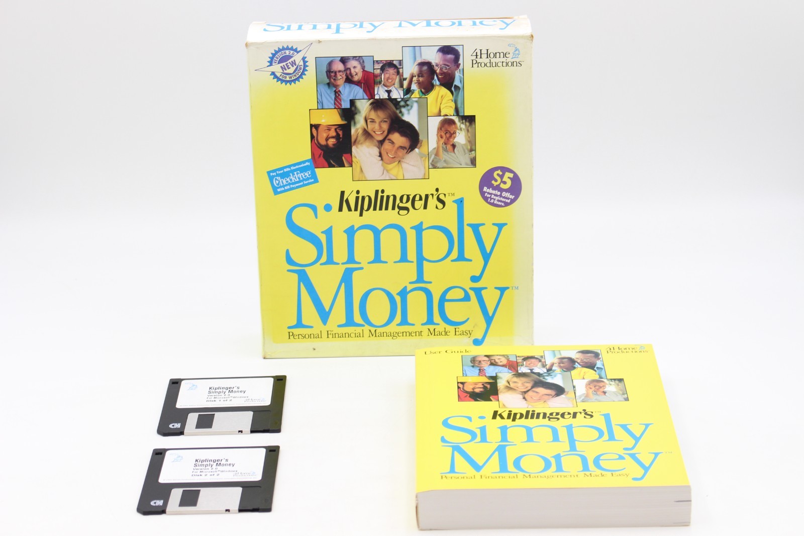 Kiplinger’s CA Simply Money ACCOUNTING FINANCE SOFTWARE Windows Retro RETAIL BOX