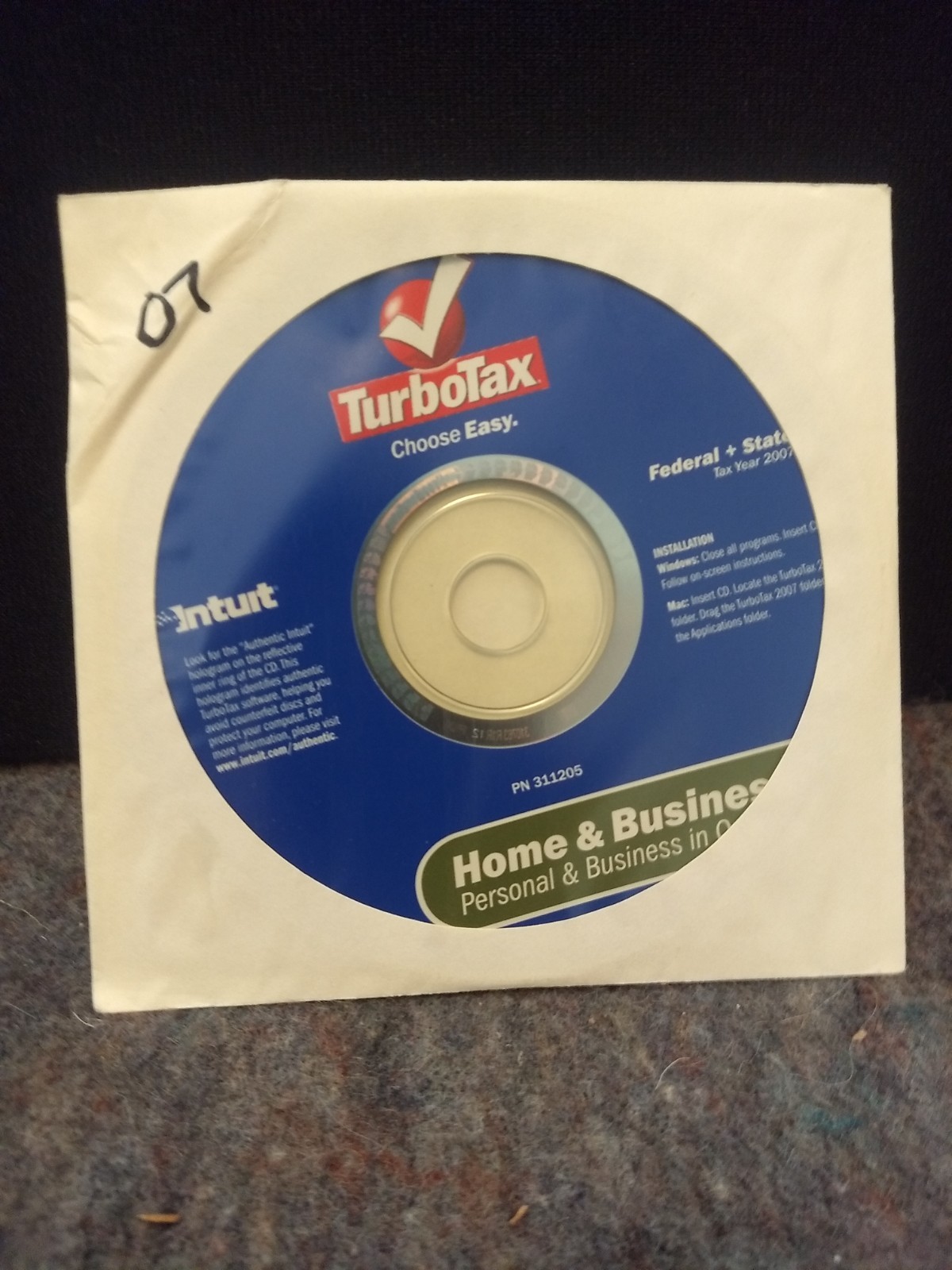 2007 TurboTax Home & Business