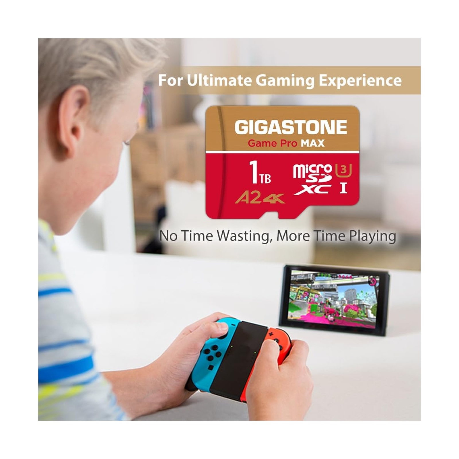 [5-Yrs Free Data Recovery] GIGASTONE 1TB Micro SD Card, 4K Game Pro MAX, Micr…