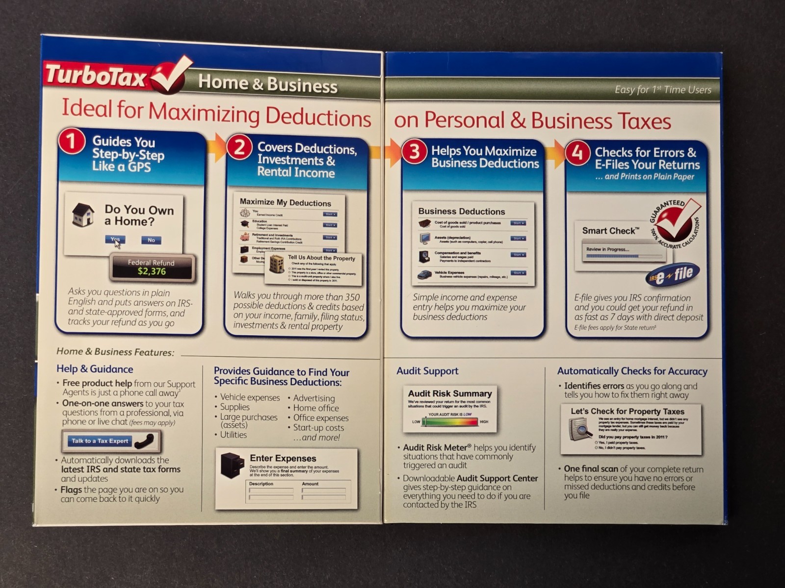 Intuit 2011 TurboTax Home and Business CD – Windows/Mac