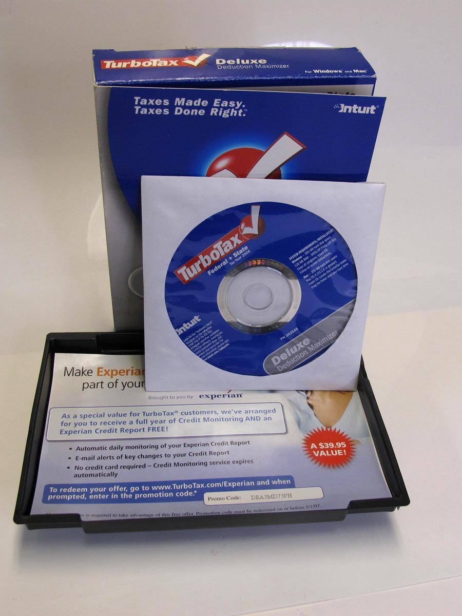 Turbotax 2006 Deluxe with state. Turbo tax. Pre-Owned