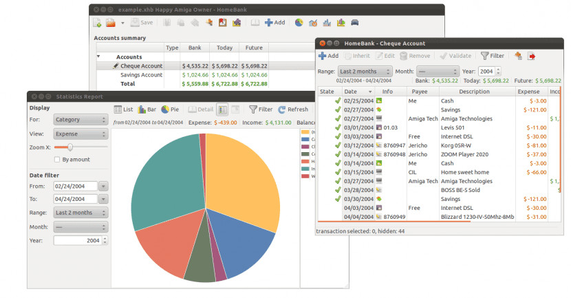 HomeBank Personal Finance software for Accounting, Budgeting, Expense Track USB