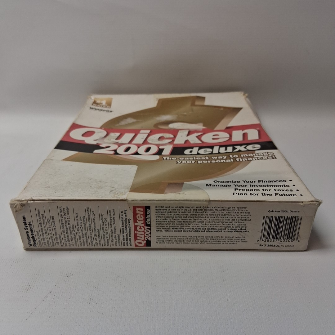 Intuit Quicken Deluxe 2001 for Windows ’95/’98/NT4/’00
