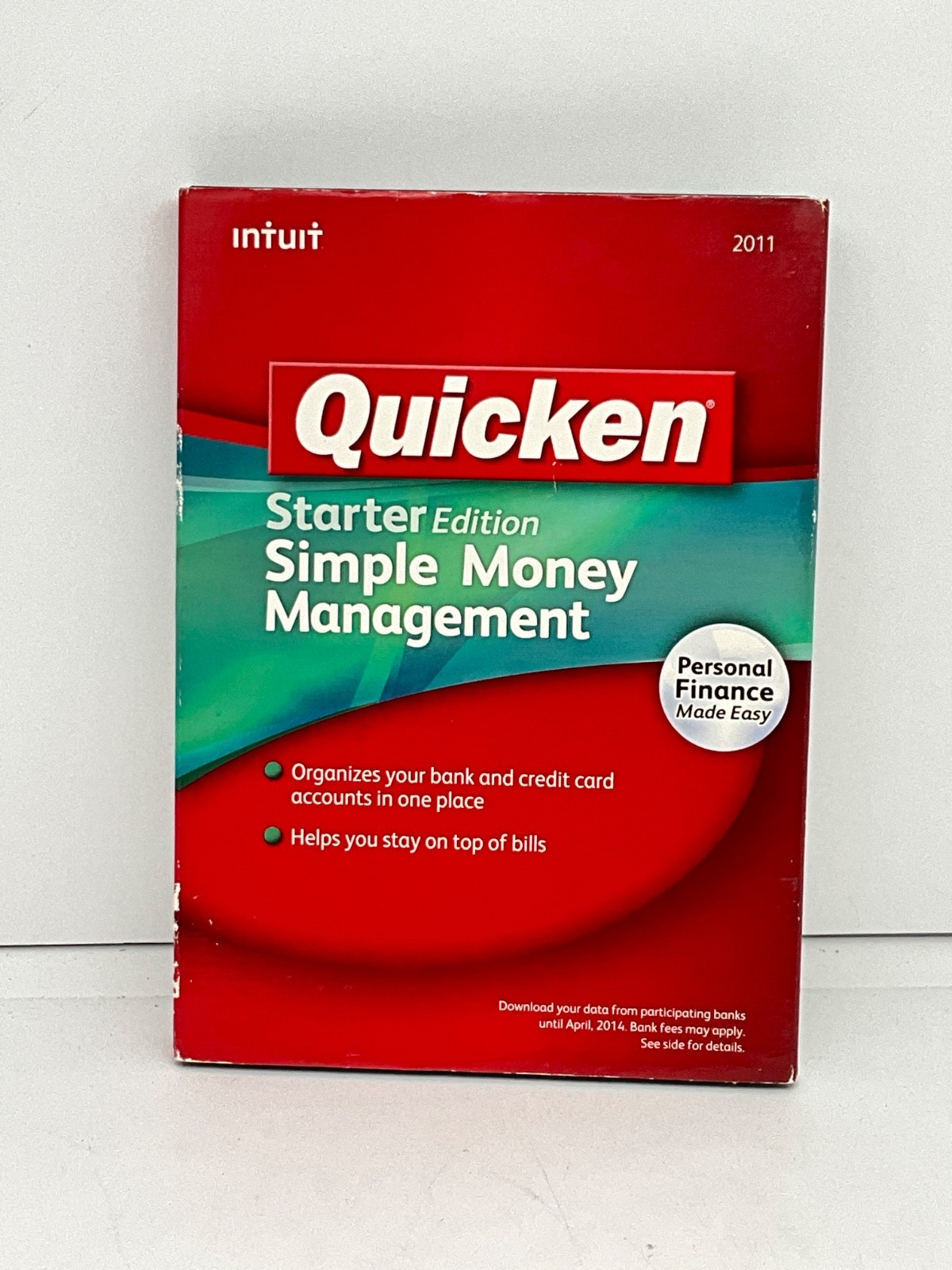 Intuit Quicken Starter Edition 2011 Money Management for Windows XP/Vista/7/8