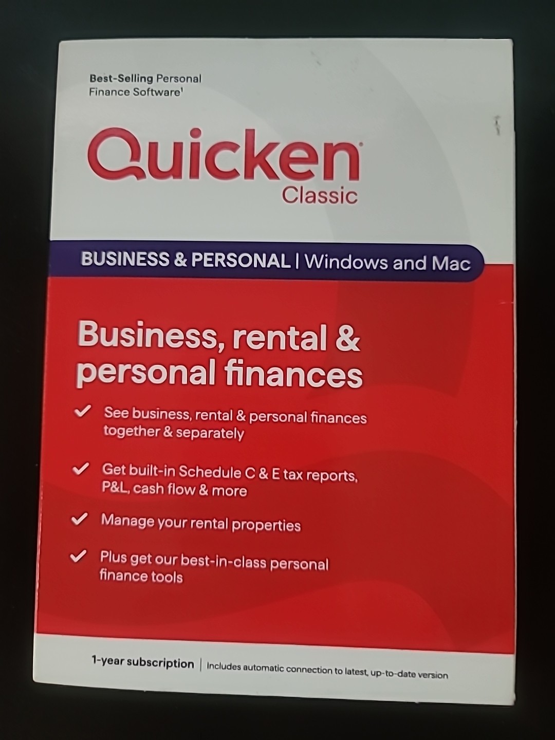 Quicken Classic Business & Personal Windows Business, Rental & Personal Finances