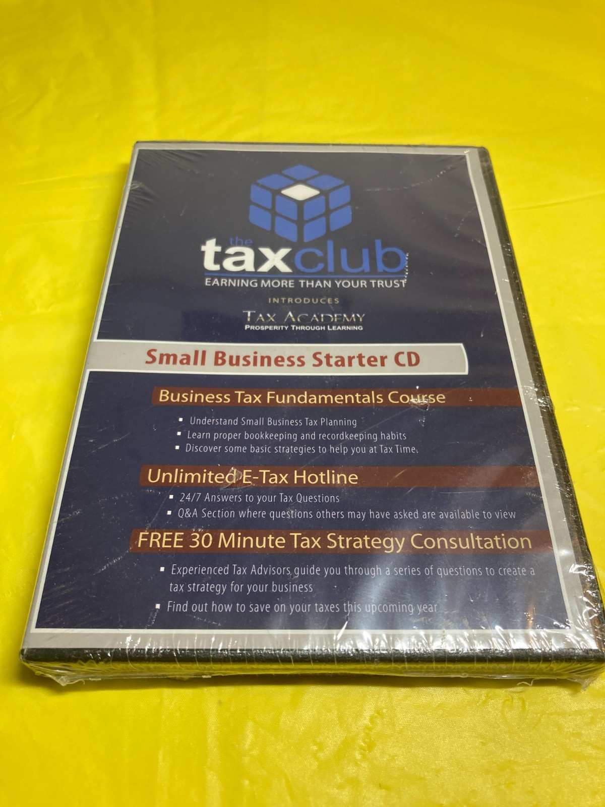 Tax Academy Small Business Starter PC CD-ROM Win Mac NEW SEALED