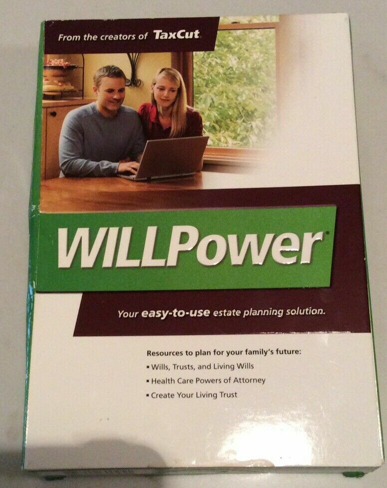 H&R Block Will Power Maker and Living Trust Full Version WillPower NEW CD