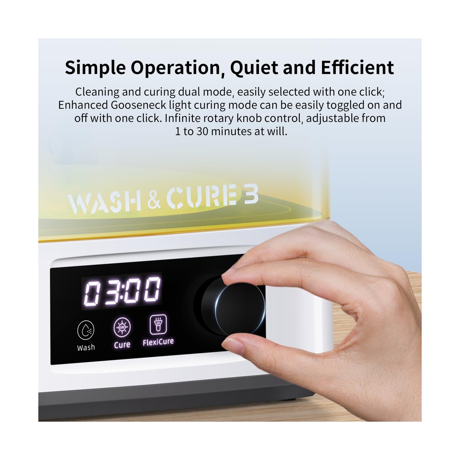 ANYCUBIC Wash and Cure 3, Upgraded Volume 2 in 1 Wash and Cure Station, with …