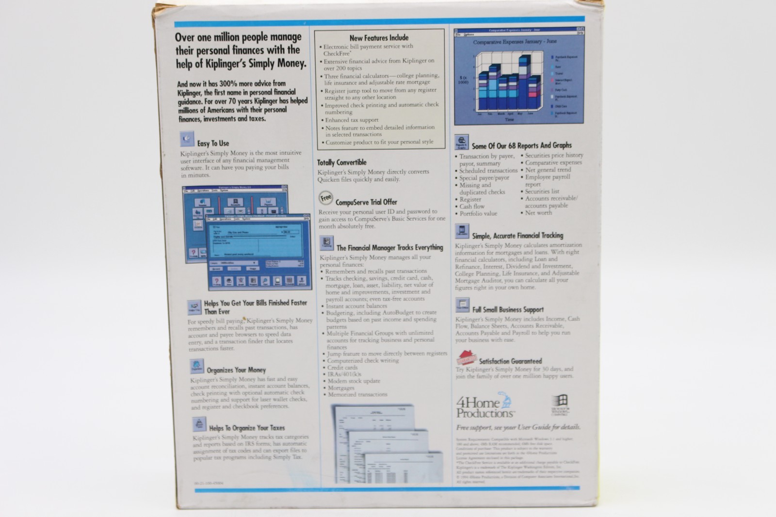 Kiplinger’s CA Simply Money ACCOUNTING FINANCE SOFTWARE Windows Retro RETAIL BOX